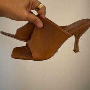 Gia x Pernille Teisbaek -Perni brown heel size 36